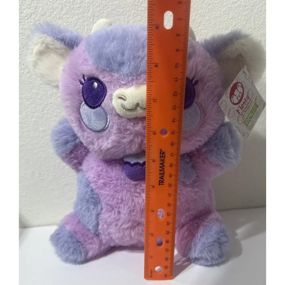 Fiesta Blueberry Purple Cow Plush Stuffed Animal 10